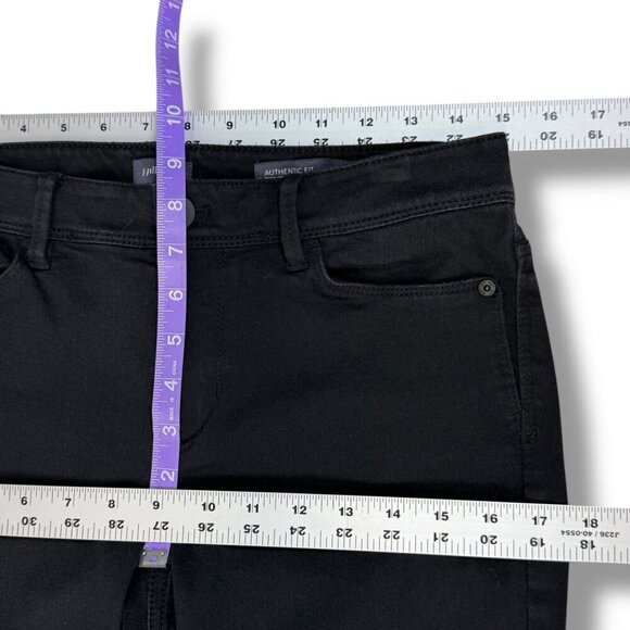 J.Jill Denim Jeans Womens Sz 6 Black Authentic Fit Slim Leg Ankle Stretch - Picture 5 of 13